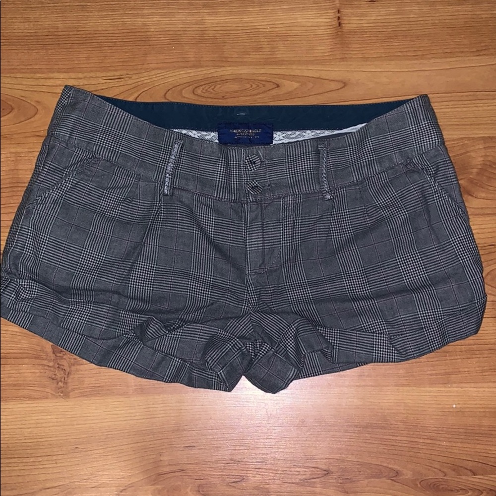 AE Plaid Shorts
